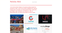 Desktop Screenshot of nickabele.com